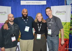 Jonathan Charlton, Kerry Ealey, Allison Bennett and Knute Dahlgaard with Albert's Fresh Produce.
